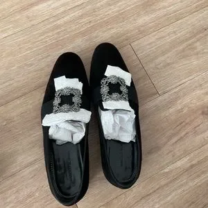 Manolo Blahnik | Shoes | Black Suede Carlton Worn Once  display picture 2
